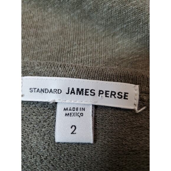 JAMES PERSE Womens 2 Vintage French Terry Raglan Pullover Sweatshirt WXT3964CU - Picture 4 of 9
